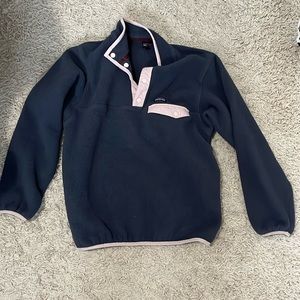 Girls Patagonia blue/pink fleece